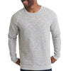 Marine Layer Men's Heather Grey Sherpa Crew Pullover