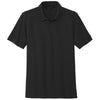 Mercer+Mettle Men's Deep Black Stretch Heavyweight Pique Polo