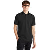 Mercer+Mettle Men's Deep Black Stretch Heavyweight Pique Polo