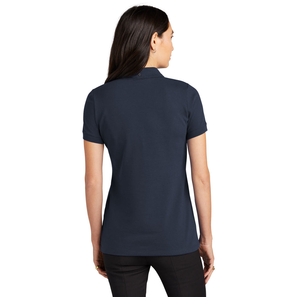 Mercer+Mettle Women's Night Navy Stretch Heavyweight Pique Polo