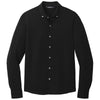 Mercer+Mettle Men's Deep Black Stretch Jersey Long Sleeve Shirt