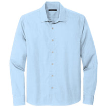 Mercer+Mettle Men's Air Blue End On End Long Sleeve Stretch Woven Shirt