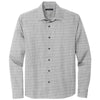 Mercer+Mettle Men's Gusty Grey End On End Long Sleeve Stretch Woven Shirt