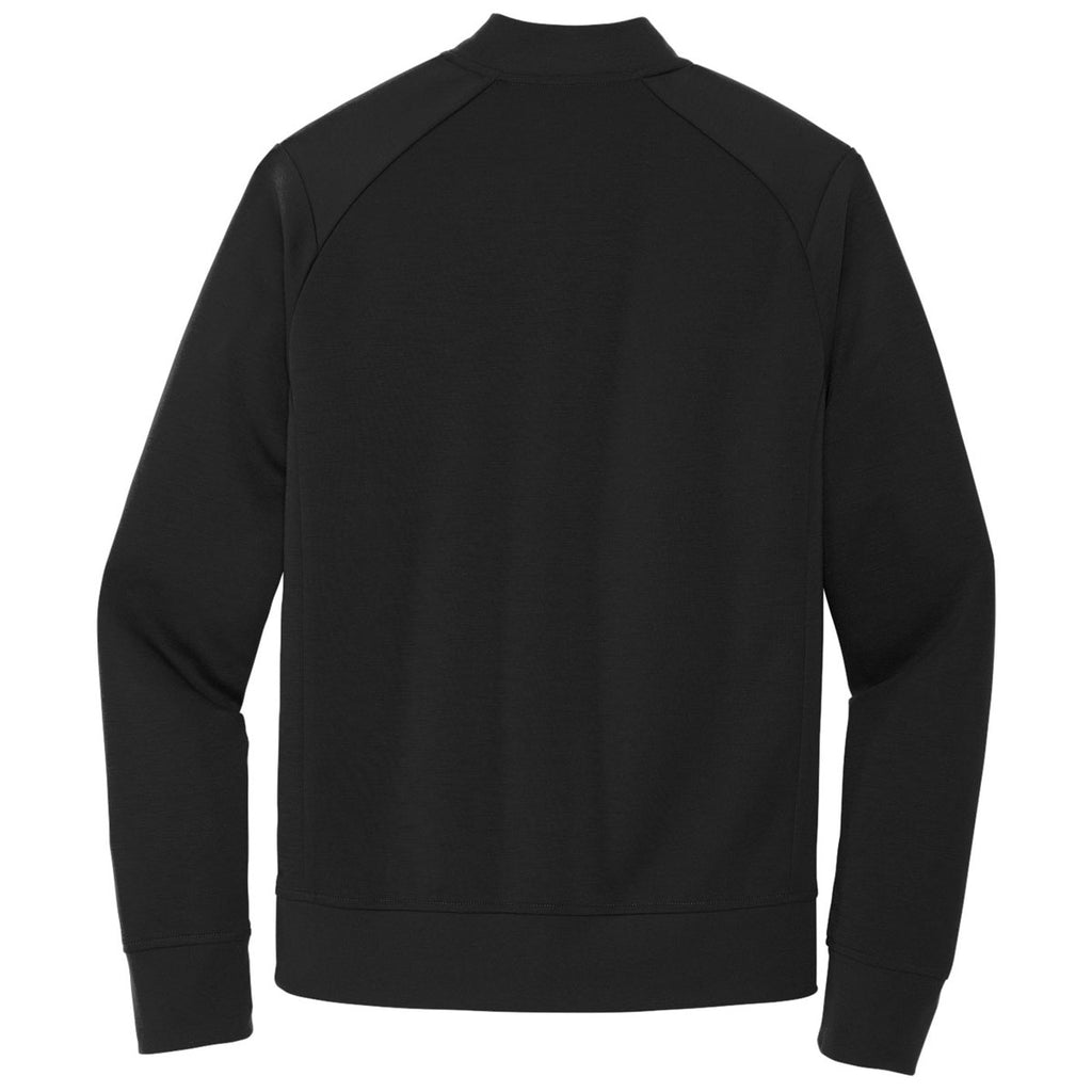 Mercer+Mettle Men's Deep Black Double-Knit Bomber