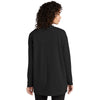 Mercer+Mettle Women's Deep Black Stretch Open-Front Cardigan