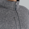 Zusa Men's Light Grey Heather Midtown Fleece Full Zip