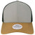 Legacy Grey/Caramel/Black Mid-Pro Snapback Trucker Cap