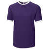 Clique Men's College Purple Playlist Ringer Tee