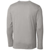 Clique Men's Light Grey Heather Charge Active Tee Long Sleeve