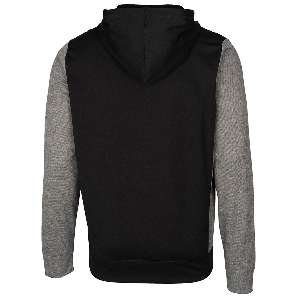 Clique Men's Black Helsa Sport Colorblock Full Zip