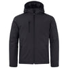 Clique Men's Black Equinox Insulated Softshell Jacket