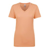 Next Level Women's Light Orange Ideal V-Neck Tee