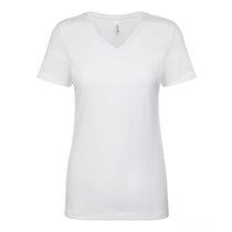 Next Level Women's White Ideal V-Neck Tee