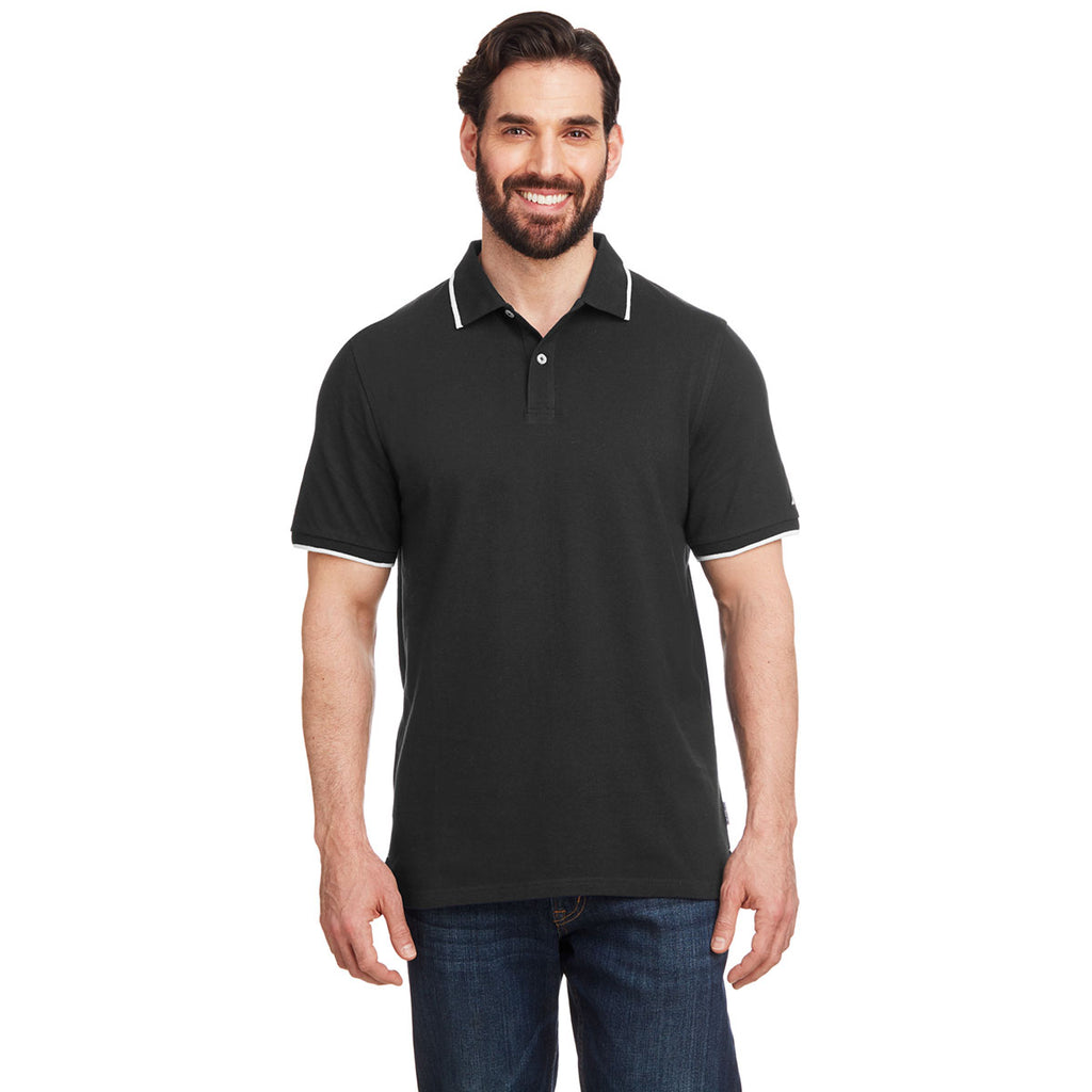 Nautica Men's Black Deck Polo