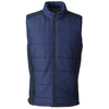 Nautica Men's Nautical Navy/Nautical Navy Heather Harbor Puffer Vest