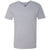 Next Level Men's Heather Grey Premium Fitted Short-Sleeve V-Neck Tee