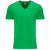 Next Level Men's Kelly Green Premium Fitted Short-Sleeve V-Neck Tee