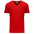 Next Level Men's Red Premium Fitted Short-Sleeve V-Neck Tee