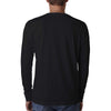 Next Level Men's Black Premium Fitted Long-Sleeve Crew Tee