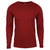 Next Level Men's Cardinal Premium Fitted Long-Sleeve Crew Tee