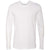 Next Level Men's White Premium Fitted Long-Sleeve Crew Tee