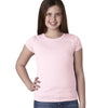 Next Level Girl's Light Pink Princess Tee