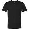 Next Level Men's Black Premium Fitted CVC Crew Tee