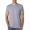 Next Level Men's Dark Heather Grey Premium Fitted CVC Crew Tee