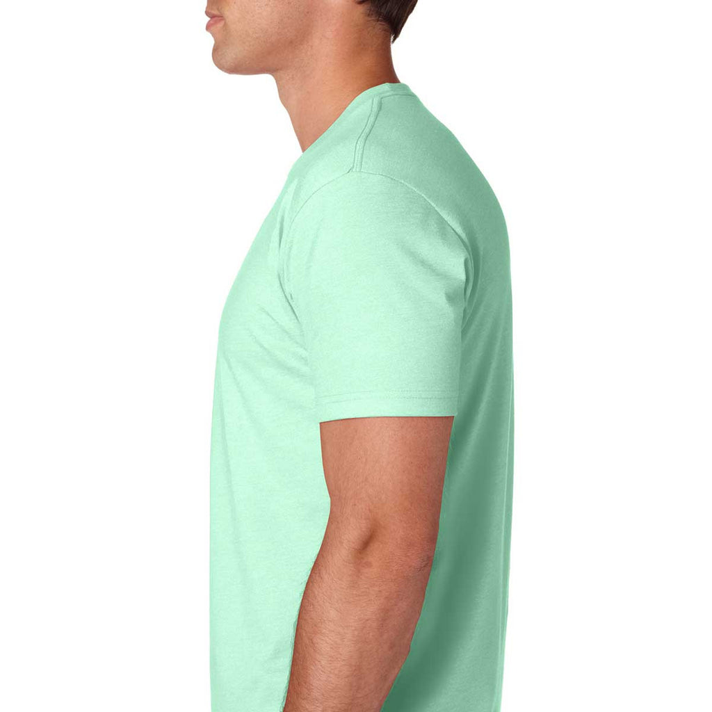 Next Level Men's Mint Premium Fitted CVC Crew Tee