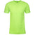 Next Level Men's Neon Heather Green Premium Fitted CVC Crew Tee