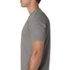 Next Level Men's Stone Grey Premium Fitted CVC Crew Tee