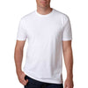 Next Level Men's White Premium Fitted CVC Crew Tee