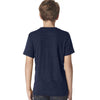 Next Level Boy's Vintage Navy Triblend Crew Tee