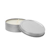 SnugZ 2 oz. Citrus Verbena/Silver Scented Candle in Screw-Top Metal Tin