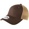 New Era 39THIRTY Chocolate/Khaki Stretch Mesh Cap