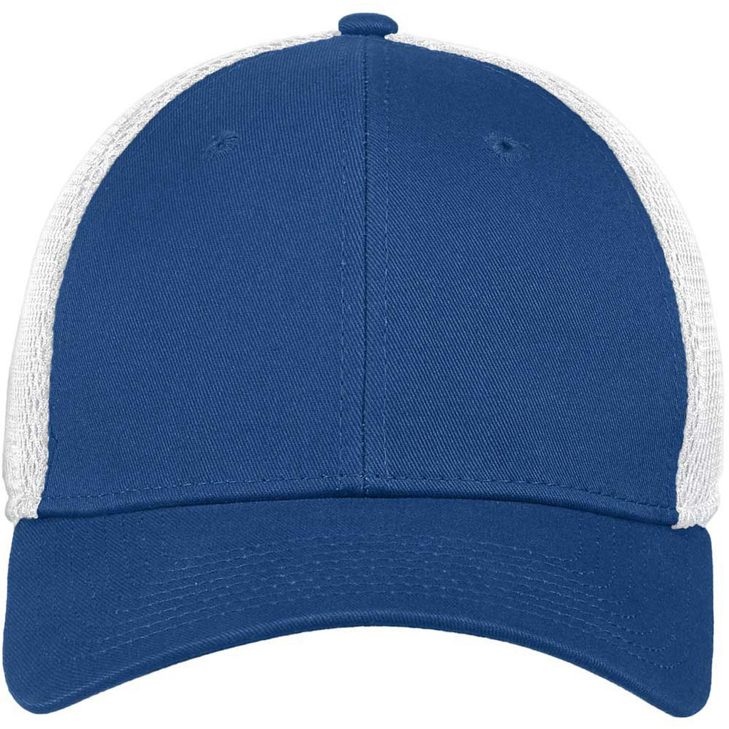 New Era 39THIRTY Royal/White Stretch Mesh Cap