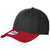 New Era Black/Scarlet Stretch Cotton Striped Cap