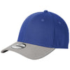 New Era Royal/Grey Stretch Cotton Striped Cap