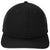 New Era Black Snapback Low Profile Trucker Cap