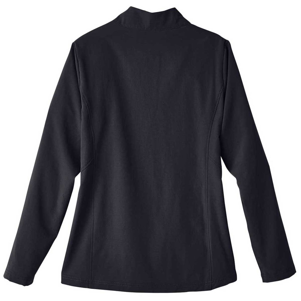 North End Women's Black/Carbon Quest Stretch Quarter-Zip