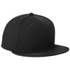 New Era Black Standard Fit Flat Bill Snapback Cap