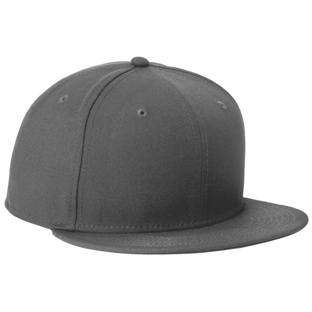 New Era Graphite Standard Fit Flat Bill Snapback Cap