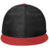 New Era Scarlet/Black Camo Camo Flat Bill Snapback Cap