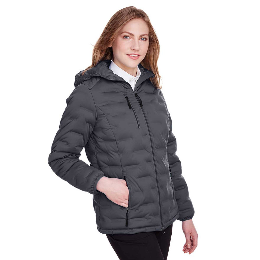 North End Women's Carbon/Black Loft Puffer Jacket