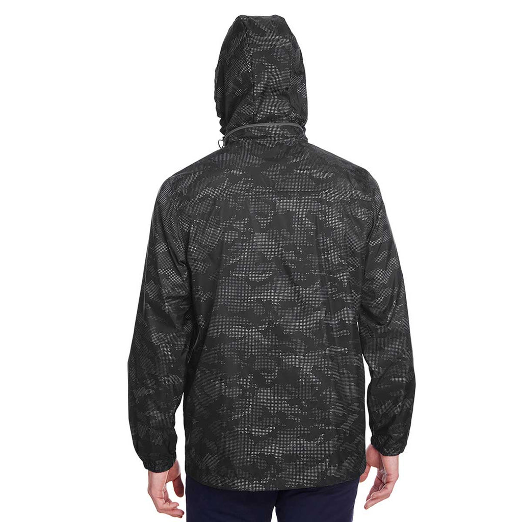 North End Men's Black/Carbon Rotate Reflective Jacket