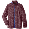 North End Men's Burgundy/Olympic Blue Rotate Reflective Jacket