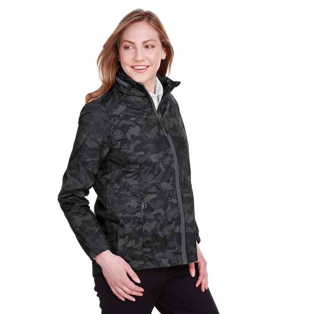 North End Women's Black/Carbon Rotate Reflective Jacket