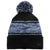 New Era Black/Royal Knit Chilled Pom Beanie