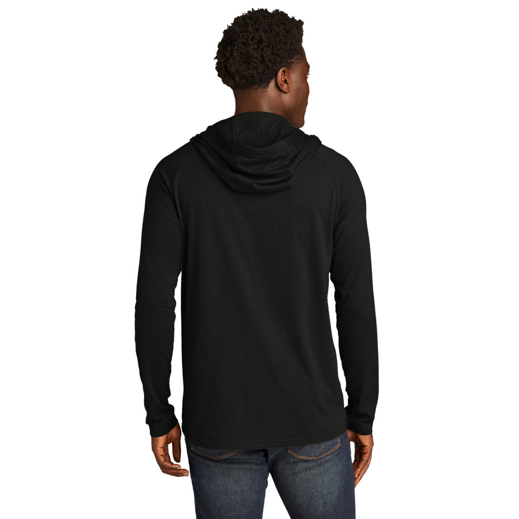 New Era Men's Black Solid Tri-Blend Hoodie