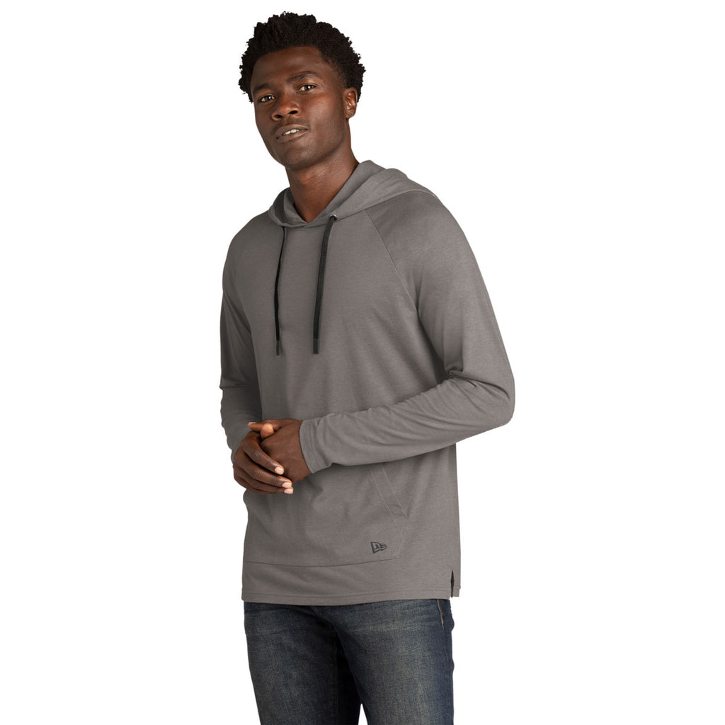 New Era Men's Shadow Grey Tri-Blend Hoodie